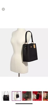 Coach black leather bucket bag NWOT Town Bucket Bag