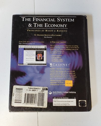 Financial Sistema And The Economía: Principios De Money Y Banking 2nd Edición - Imagen 2 de 2