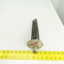 Heatwell Flanged Immersion Heater 480V 12000W 415V 9000W 220V 7500W 10-3/4" L