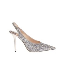 Jimmy Choo Ivy Glitter Stilleo Embellished Pumps Shoes 36.5 - 6 / 6.5