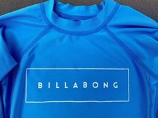 Billabong Boy Girl Wave Surf beach pool Rash Gaurd Sun shirt Sz 4 Long Sleeve