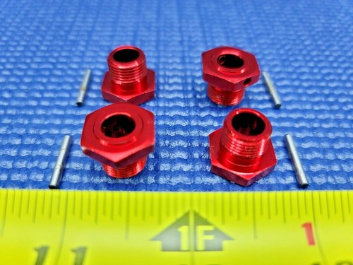 *NEU* ARRMA 17mm rot Sechskant Naben Pins Sechskant (4 Stück) Typhon unbegrenzt 310447 713009 - Bild 3 von 3