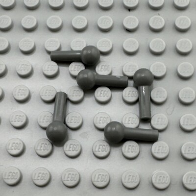 LEGO Bar Part Dark Bluish Gray 1L with Tow Ball QTY x5