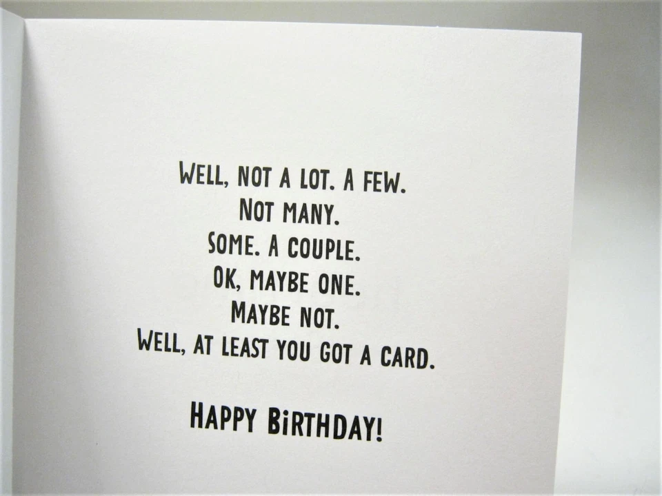 Goofy Funny Birthday Card 40th Birthday age 40 years old Husband Wife Friend - Image 2 of 2