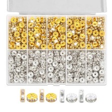 600Pcs Spacer Bead for Necklace Beading Accessories Jewelry Making Tool