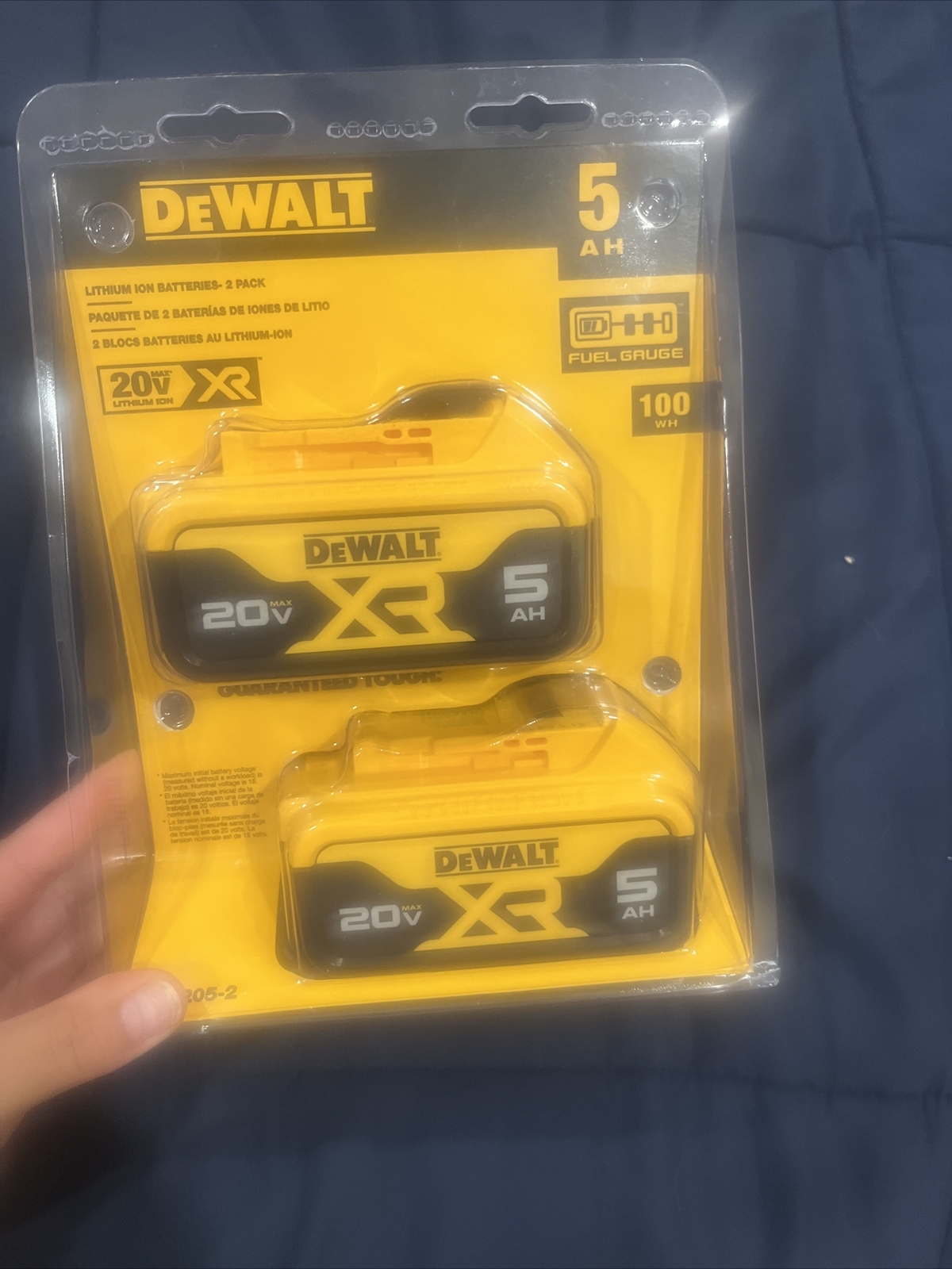 Dewalt DCB205 20 V Compact Power Tool Battery Pack of 2 eBay