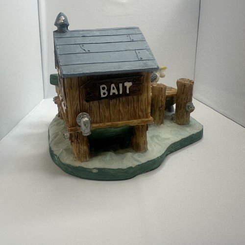 Nautical Dock Scene Figurine with Seagulls and Bait Shack Coastal Decor - Picture 4 of 10