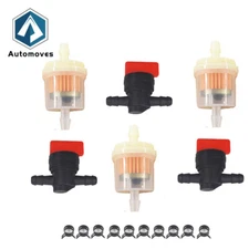 3Kit 1/4" Fuel Gas Filter Shut Cut Off Valve 494768 698183 697947 In Line