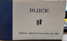 Original 1966 Buick Engineer Approved Accessories VG Used Condition Skylark