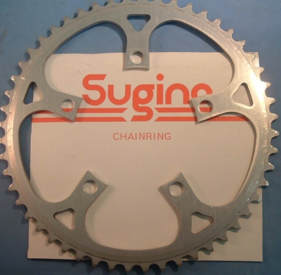 ANELLO CATENA interno vintage SUGINO 30t x 74mm BCD argento touring MTB
