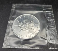 1999-2000 Canada 1 oz Silver Maple Millennium Privy-Sealed In RCM Plastic-Toning