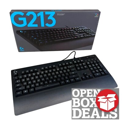 Logitech G213 Prodigy RGB Full-Size Wired USB Gaming Keyboard