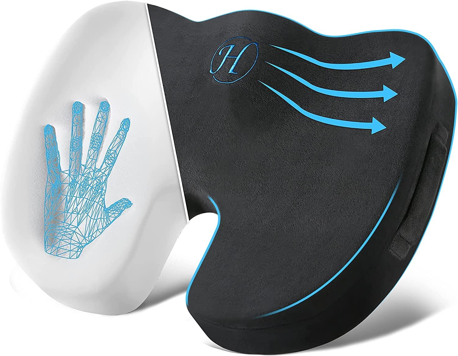 Seat Cushion,Office Chair Cushion for Back Pain,Lower Back & Sciatica Pain Re...