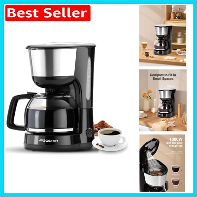 Superior Pour Over Kaffeemaschine - schnelles Brühen, wiederverwendbarer Filter, 1,25 l Fassungsvermögen