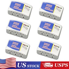120V Voltage Power Surge Protector Refrigerator Brownout Appliance -6 Pack