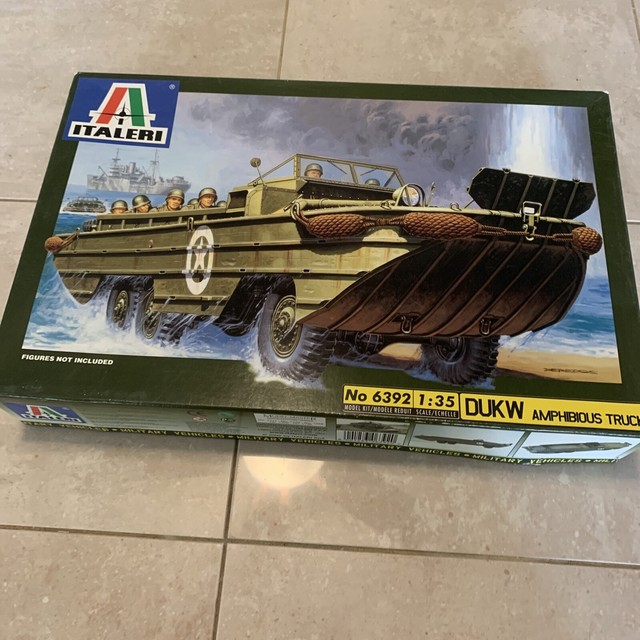 Italeri 6392 1/35 DUKW Amphibious Truck Plastic Model Kit for sale