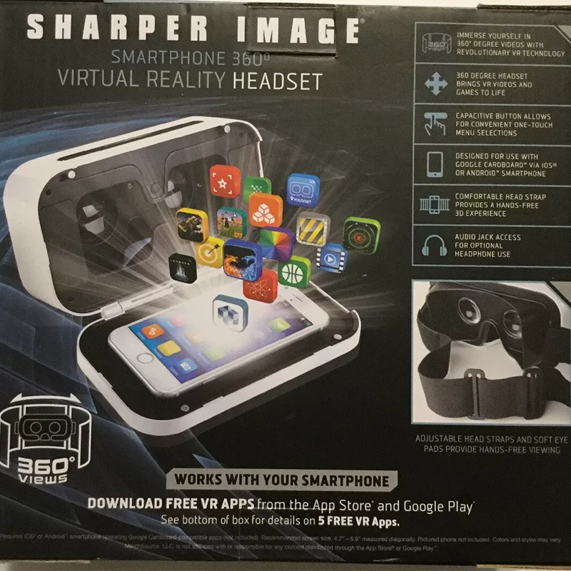 Auriculares de realidad virtual Sharper Image 360 grados Foto 2 de 4