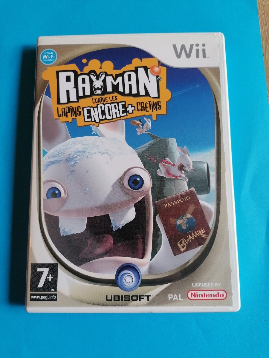 Jeu Wii : Rayman Contre Les Lapins Crétins - Occasion Sans Boîte (État Correct)