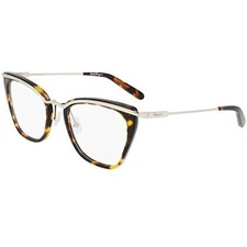 NEW Salvatore Ferragamo SF 2205 272 Dark Tortoise  Gold Eyeglasses 53mm w/Case