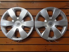 Pair Of 2 New 16 Hubcaps Wheel Covers Fits 2007-2011 Toyota Camry 61137