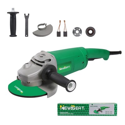2000W 7'' Electric Angle Grinder Variable Speed Paddle Switch Grinding Cutting