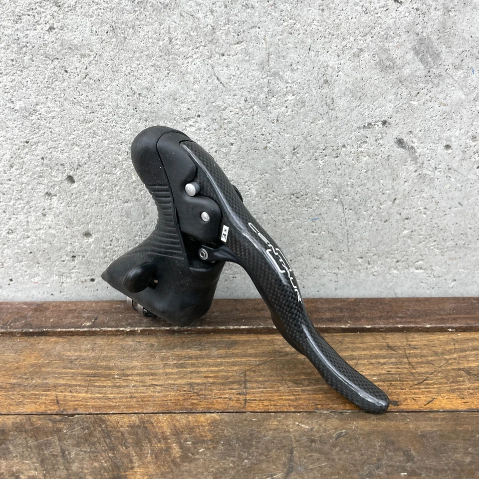 Campagnolo Centaur TRIPLE Left Shift Lever 3x Carbon Fiber Front ONLY 3s 10s - Image 4 of 4