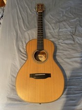 Kala Ka-gtr-plr Parlor Acoustic Guitar, Solid Cedar Top, With Soft Case