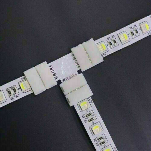Solderless led strip L X T Connector For 5050 3528 RGBW RGB cct LED Strip Light - Picture 8 of 14