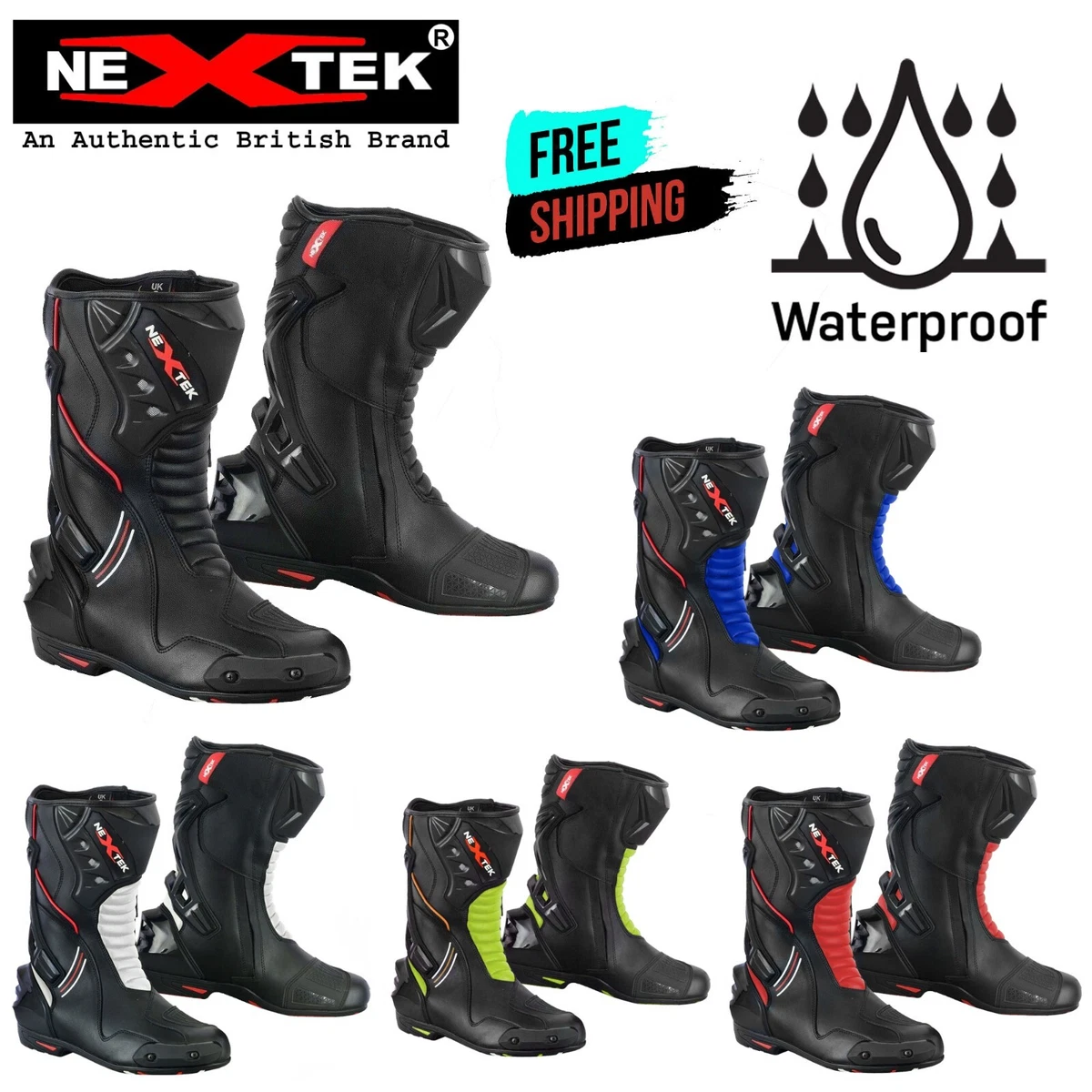 Nextek top motorcycle boots
