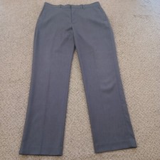 Axist Dress Pants Mens Size 36 Gray Flat Front 36x33