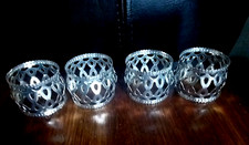 Vintage Silver Plated 4 Napkin Rings Dinner table