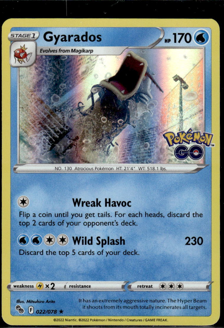 gyarados pokemon go card Gyarados - Pokemon GO [HOLO]