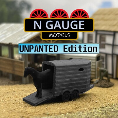 Julip Toy Horse Lorry UNPAINTED- N Scale Gauge 1:148 Livestock