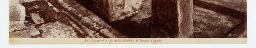 FRATELLI ALINARI (19.Jhd), Tempel des Apoll, Pompei, um 1880, Albuminpapierabzug - Picture 5 of 5