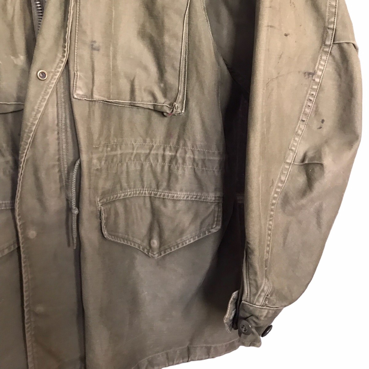 Vintage OG-107 M-1951 Field Jacket Medium Reg Sateen Coat US Army