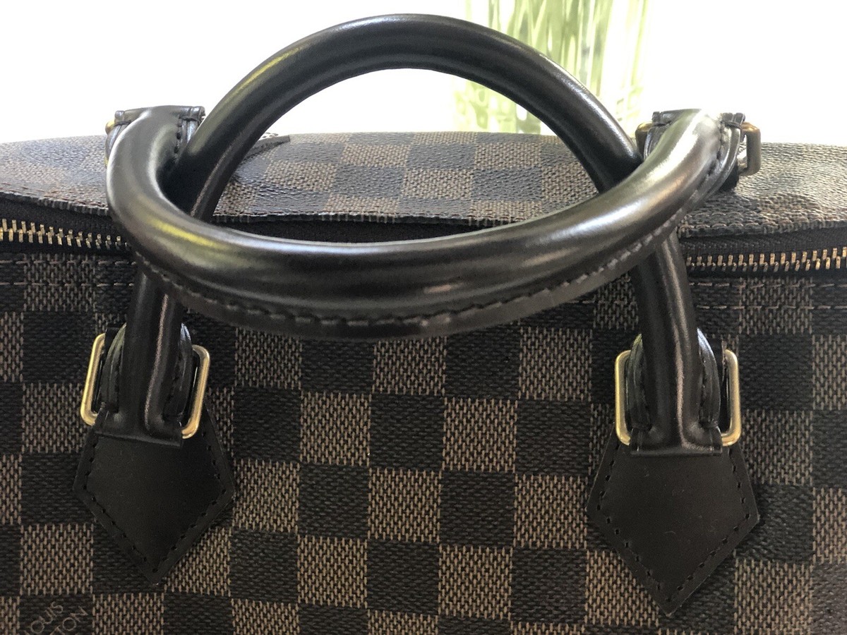 Louis Vuitton Speedy 30 Damier Ebene AA0196 (Hotstamped DM