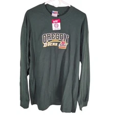 Vintage Oregon Ducks 2002 Fiesta Bowl Green Crew Neck Size XL New With Tags