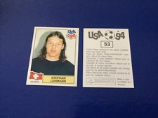 PANINI WORLD CUP USA 94 🇺🇸⚽️ LEHMANN FIGURE NO 53 🇨🇭NEW WITH BACK