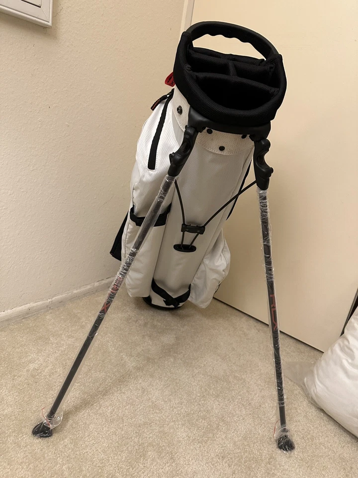 **NUEVO Y ULTRA RARO 4 COLECCIONISTAS ** Bolsa de pie de golf Polo Ralph Lauren RLX BLANCA Foto 3 de 4