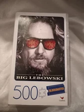2019 BLOCKBUSTER VIDEO CASE THE BIG LEBOWSKI 500 PIECE CARDINAL PUZZLE 18" x 24"