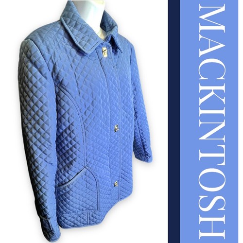 Women’s Mackintosh Quilted Jacket. Light Blue size Large Lined - Picture 3 of 7