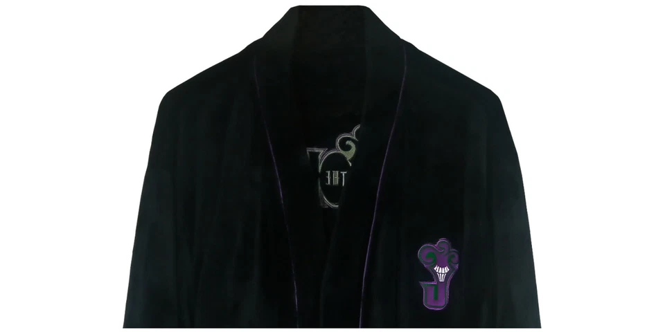 Adults The Joker Comfy Fleece Robe Dressing Gown Bargain Deal Offer Gas Price - Image 3 of 3