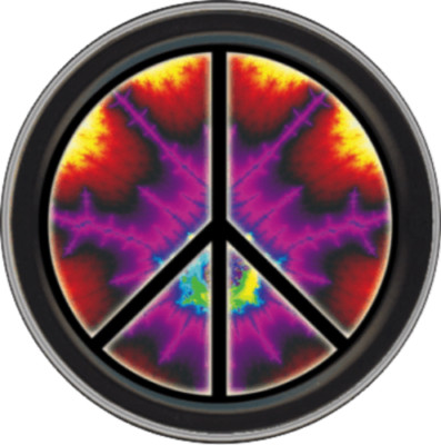 Stash Tins - Peace Explosion 3.5'' Round Storage Container