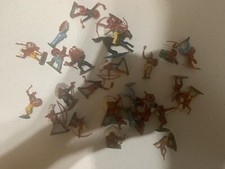 Lot Of Printed Plastic American Indians