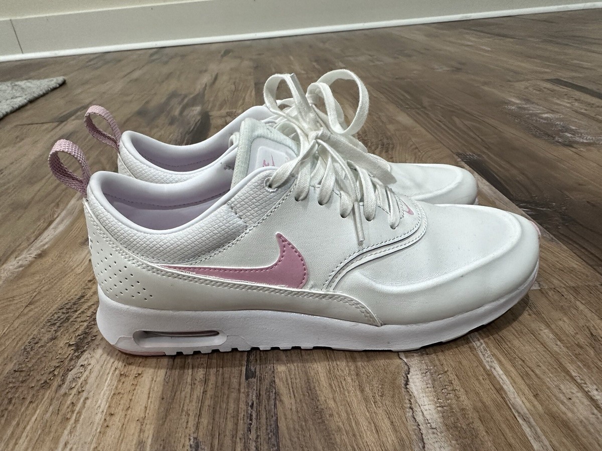 Nike Air Max Thea Low Womens tennis Shoes White Pink FJ4576-100 VNDS Size