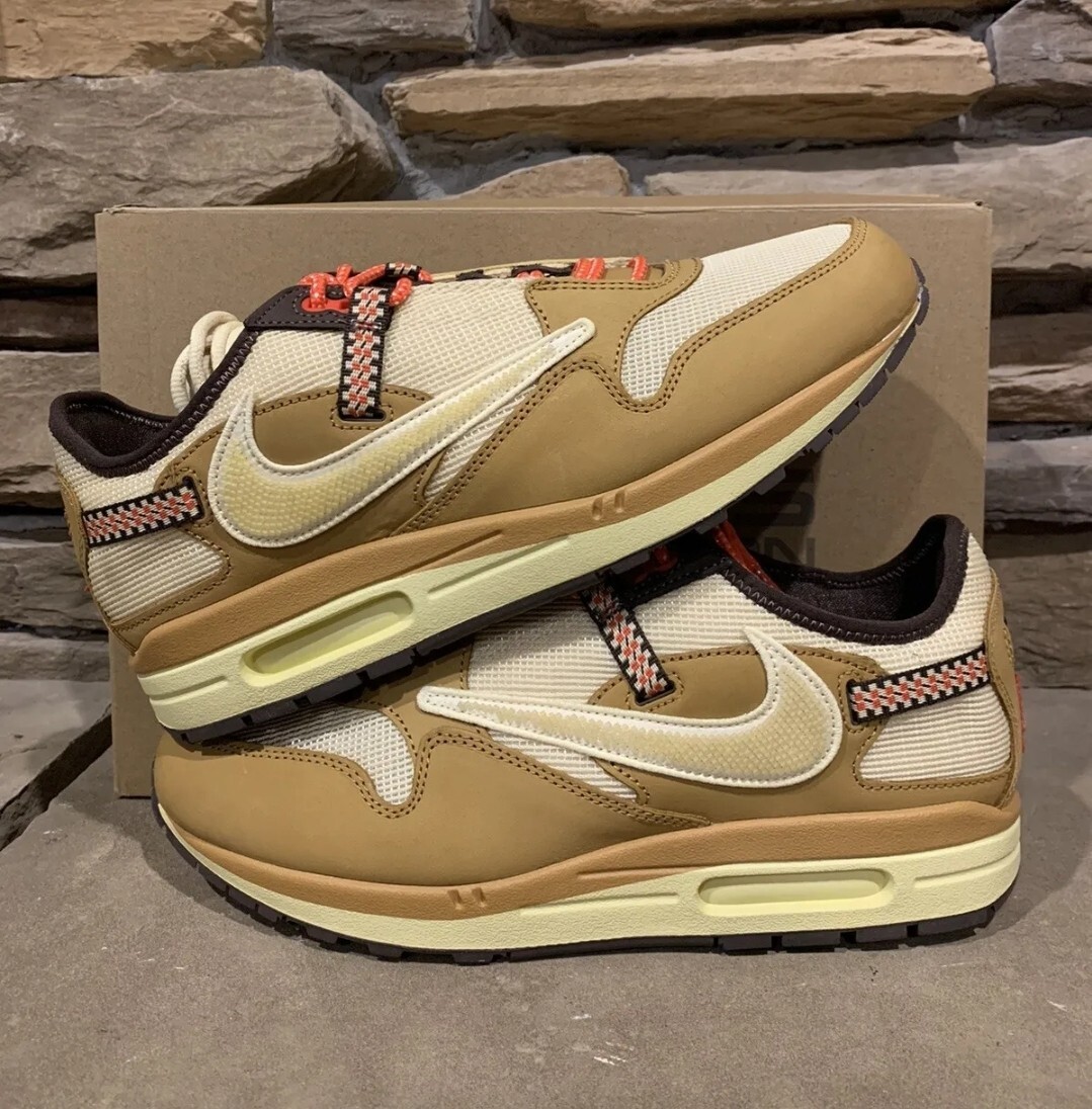 Nike Air Max 1 x Travis Scott “Wheat” US 6.5 M（DO9392-701