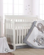 Levtex Baby Treehouse 5-Pc Crib Bedding Set By Homthreads Include Blanket ++New