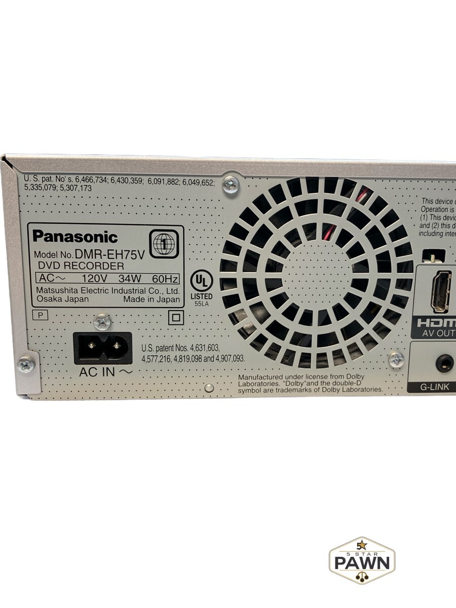 ビデオデッキ パナソニック DMR-EH75V (VHS＆HDD＆DVD Panasonic DMR-EH75V DVD/HDD 80GB/VCR/SD 4x1 Combo HDMI