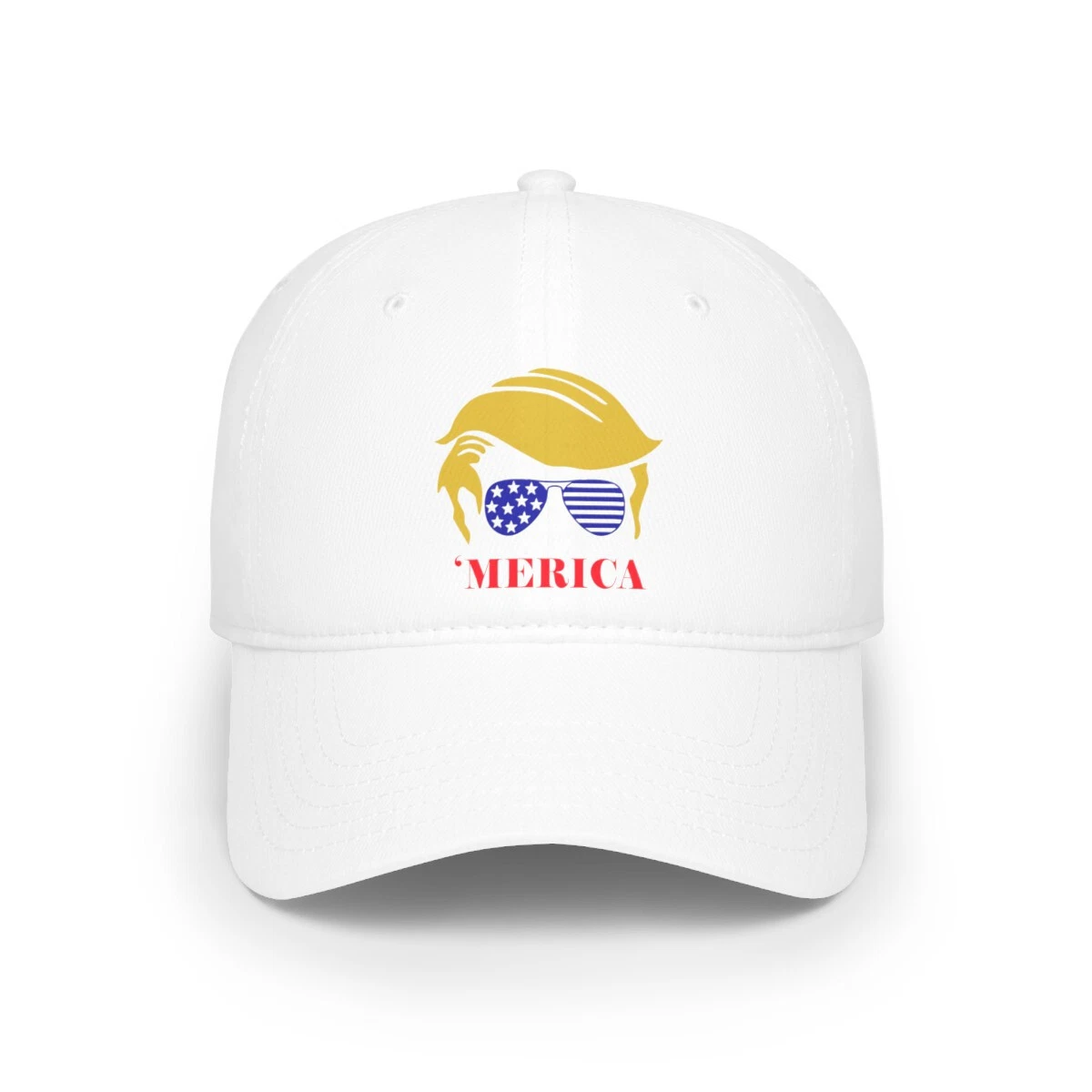 TRUMP Merica Sunglasses Hair President Donald J Trump America Low Profile