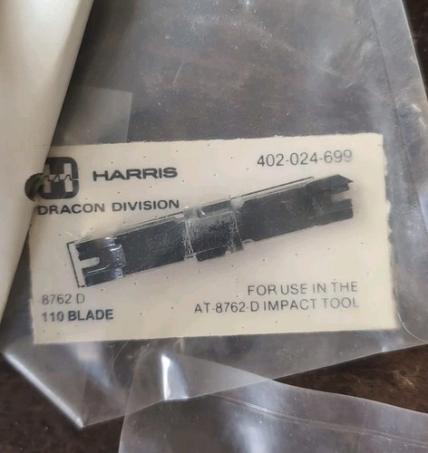 Harris Dracon D Impact Tool — AT 8762 With Blades #66, #88, #110 New, #630 New. - Picture 6 of 6